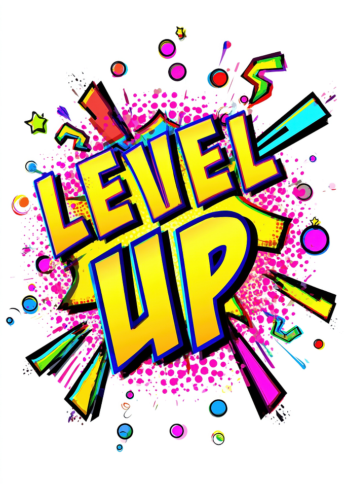 Level Up Comic Art