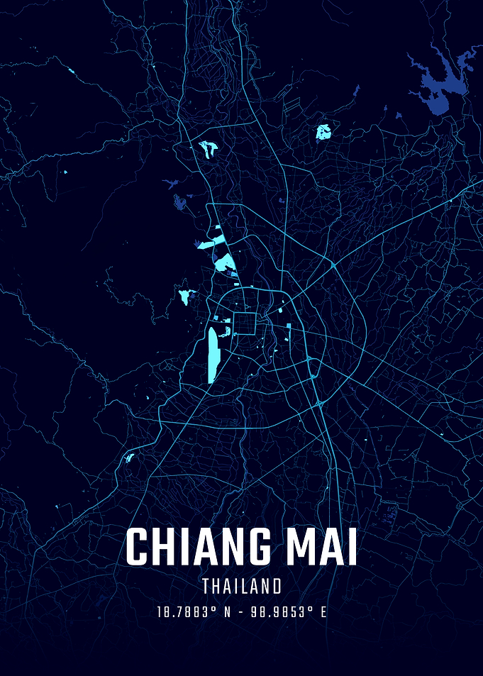 Chiang Mai Midnight City Map