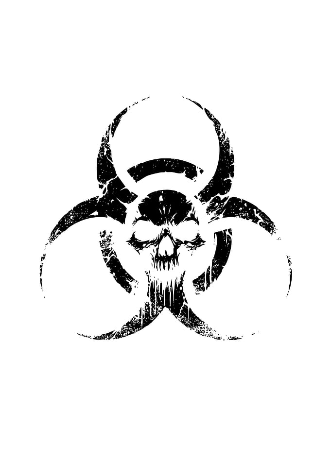 Biohazard Skull Symbol