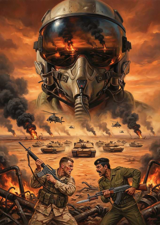Desert Warfare Scene