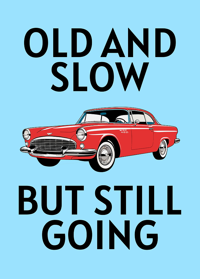 Old and Slow But Still Going Car