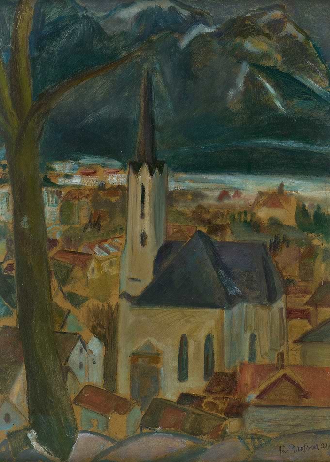 Church in a Mountainous Town