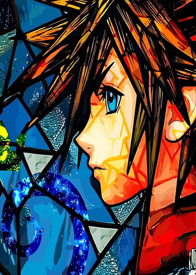 Sora Stained Glass Art