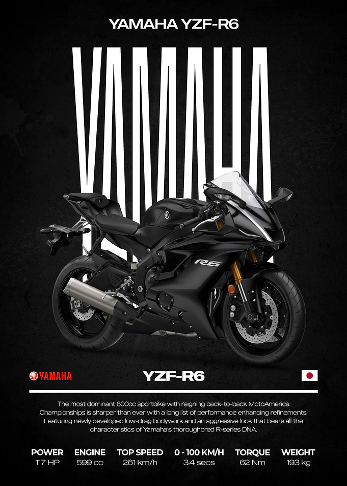 Yamaha YZF-R6 Motorcycle