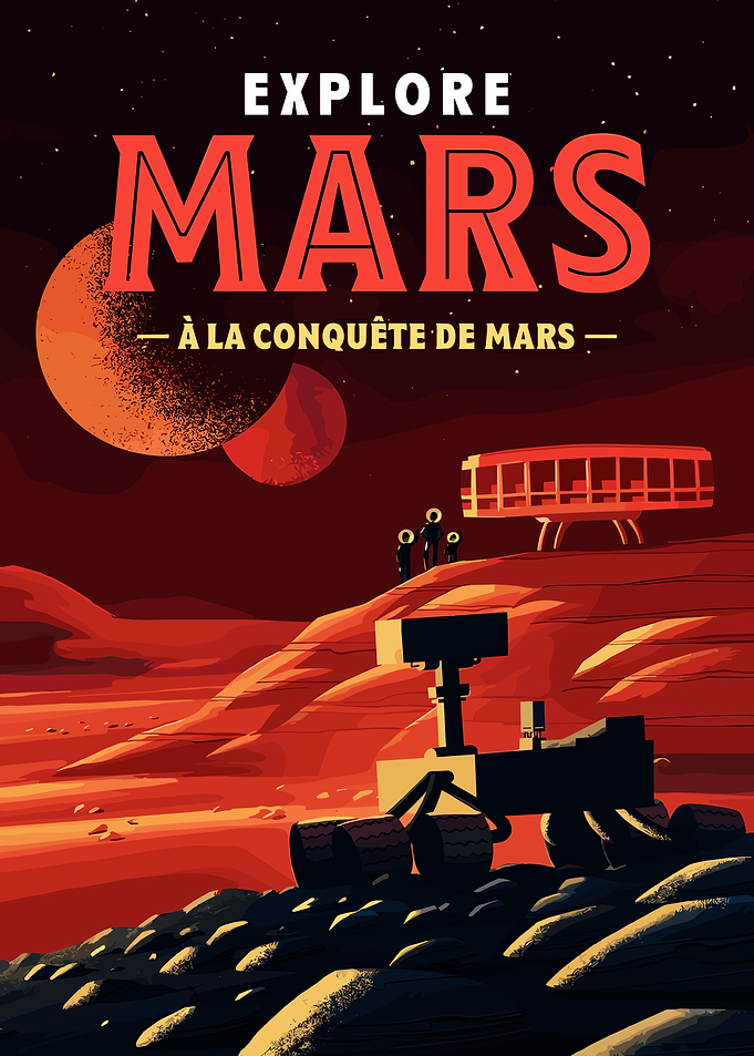 Explore Mars Poster