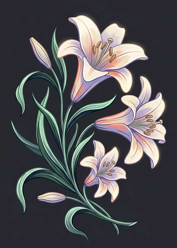 Elegant Lily Flower Arrangement