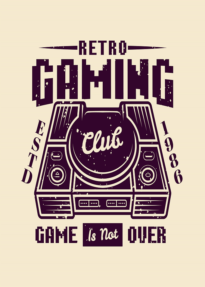 Retro Gaming Club Vintage Console