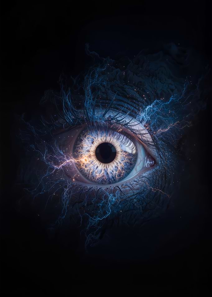 Electric Blue Eye