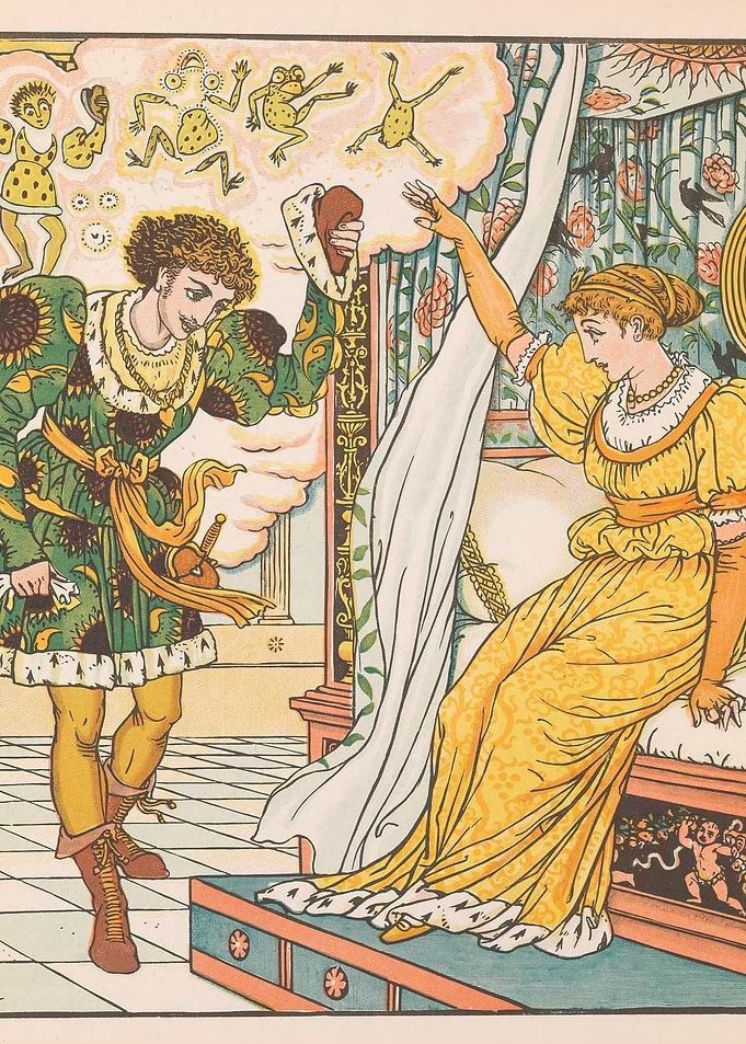 Prince and Princess with Frogs