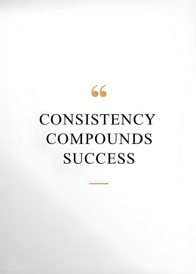 Minimalist Inspirational Typography Consistency