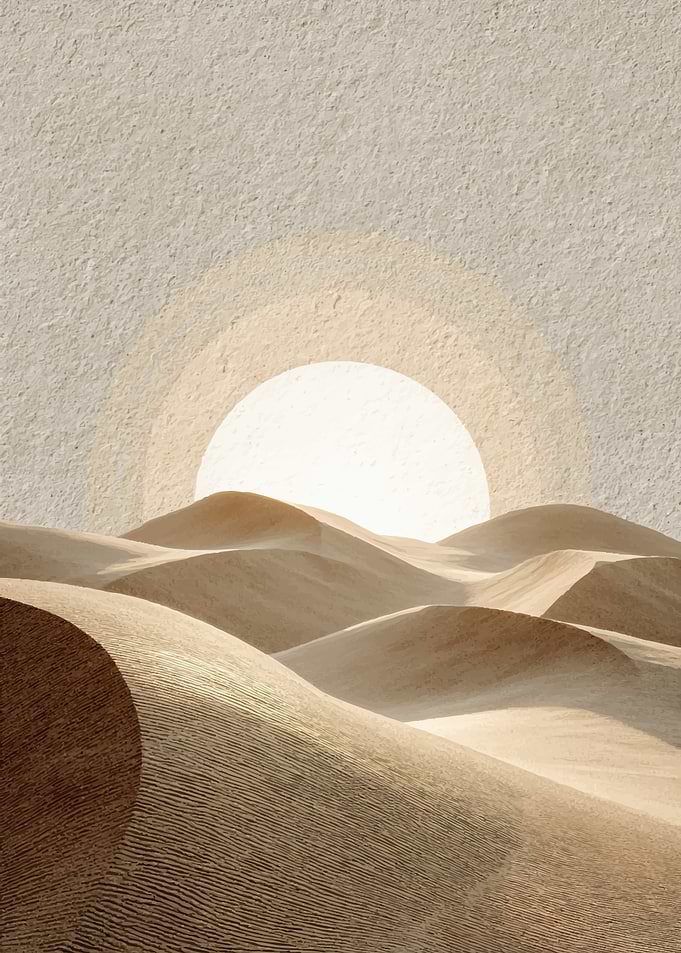 Desert Dunes at Sunset