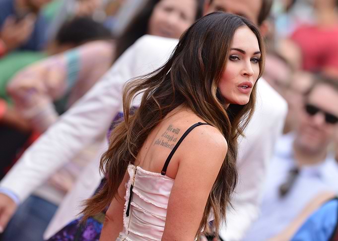 Megan Fox with a tattoo