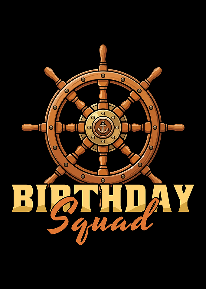 Birthday Squad Nautical Theme
