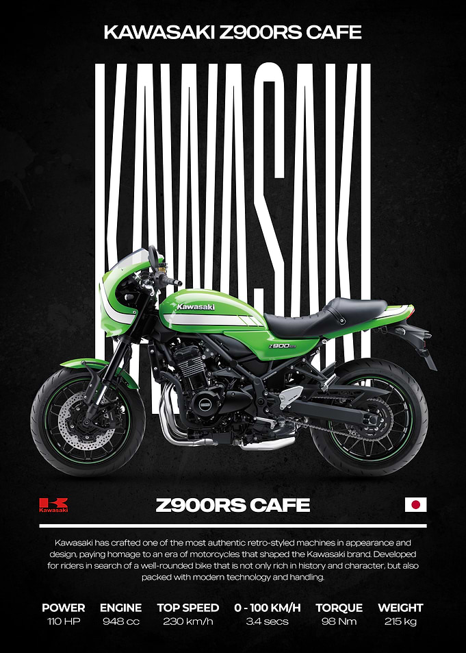 Kawasaki Z900RS Cafe Motorcycle