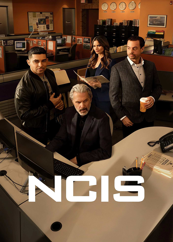 NCIS Cast in Office Setting