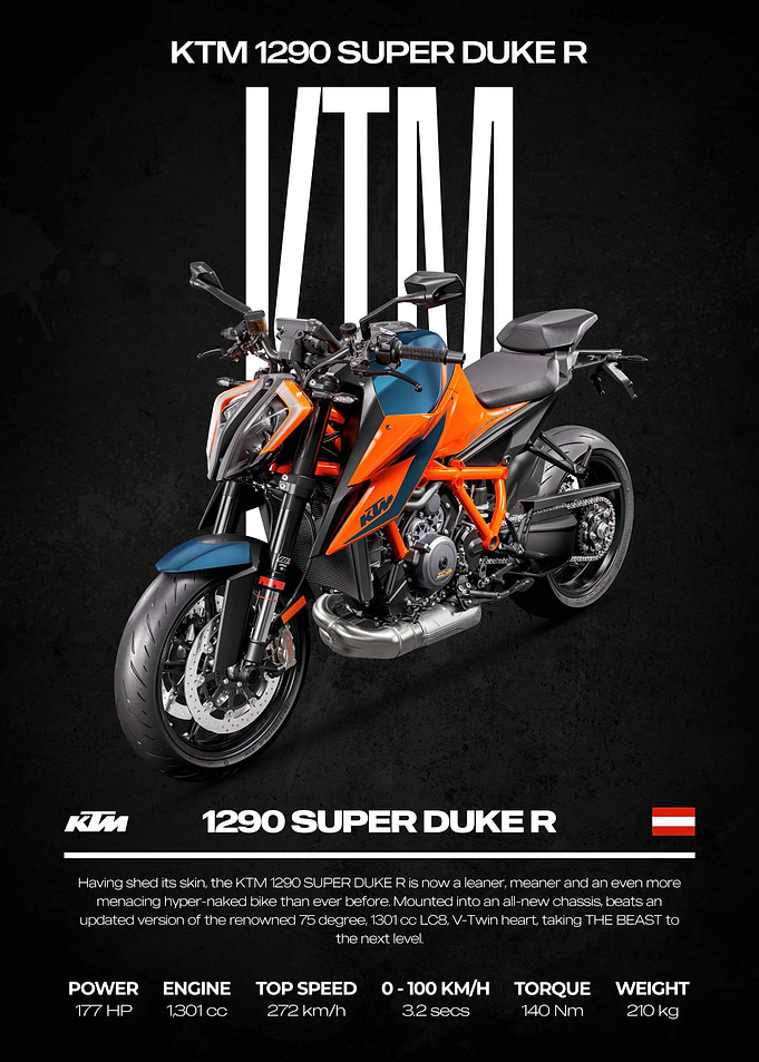 KTM 1290 Super Duke R Motorcycle