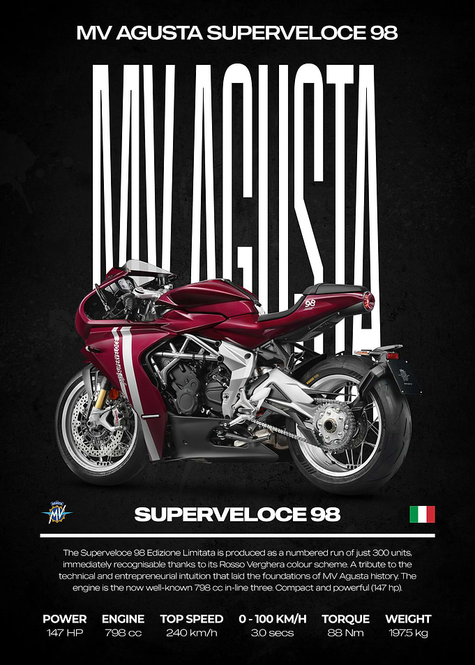 MV Agusta Superveloce 98 Motorcycle