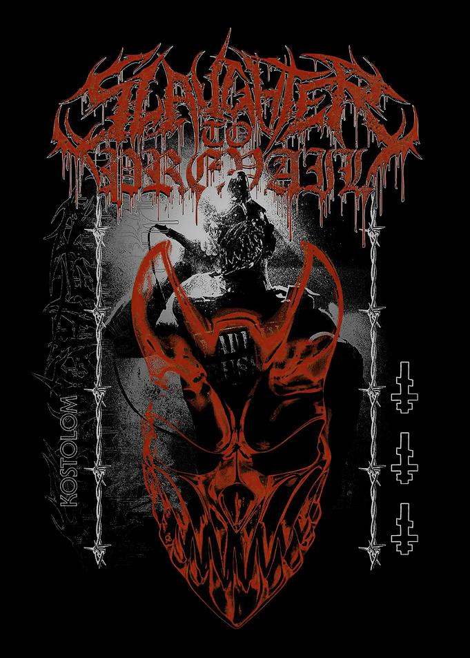 Demonic Mask and Band Logo