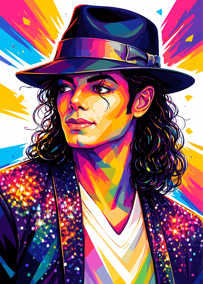 Michael Jackson Pop Art Portrait