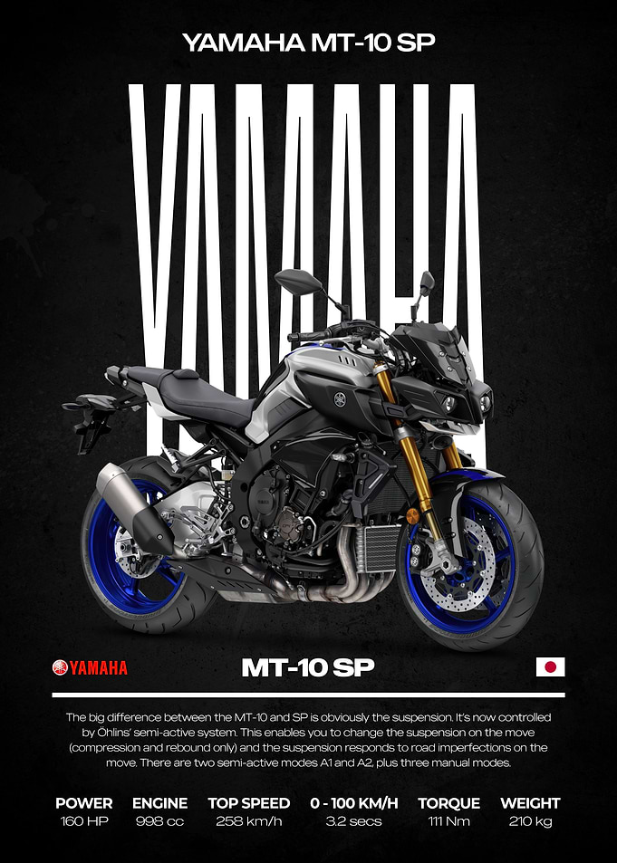 Yamaha MT-10 SP Motorcycle
