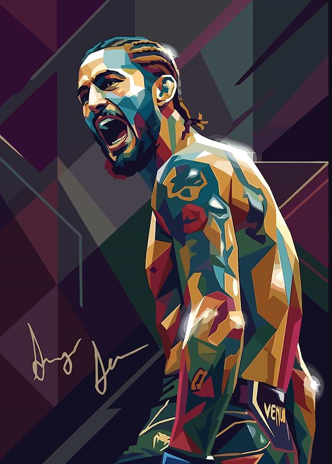 Pop Art MMA Fighter Portrait