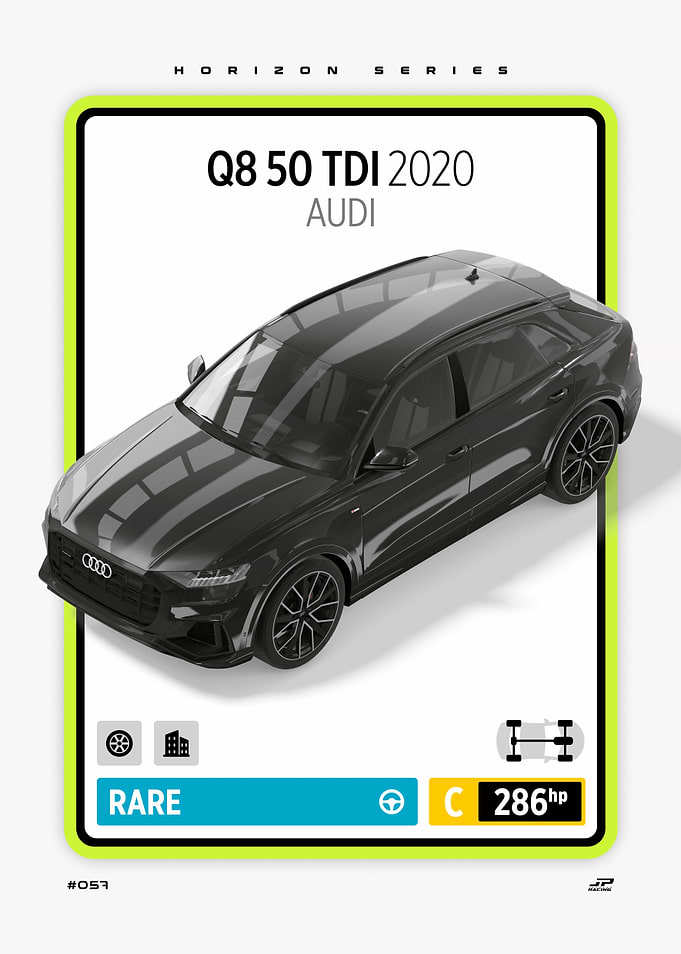 Audi Q8 50 TDI 2020 Card