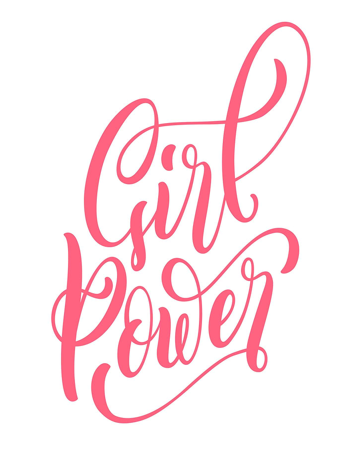 Girl Power Calligraphy