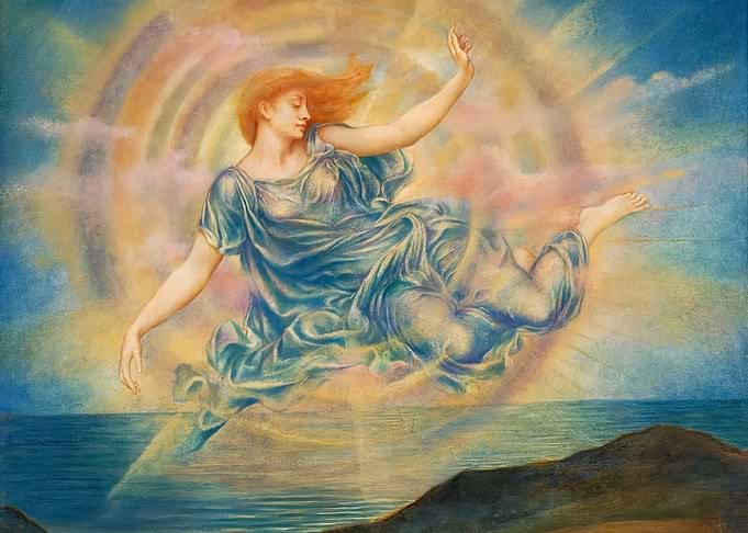 Evening Star over the Sea, Evelyn de Morgan