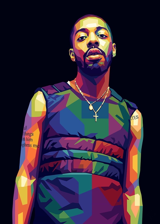 Brent Faiyaz Pop Art Portrait