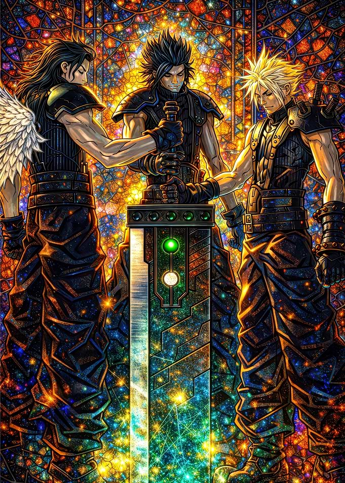 Final Fantasy Characters with Buster Sword