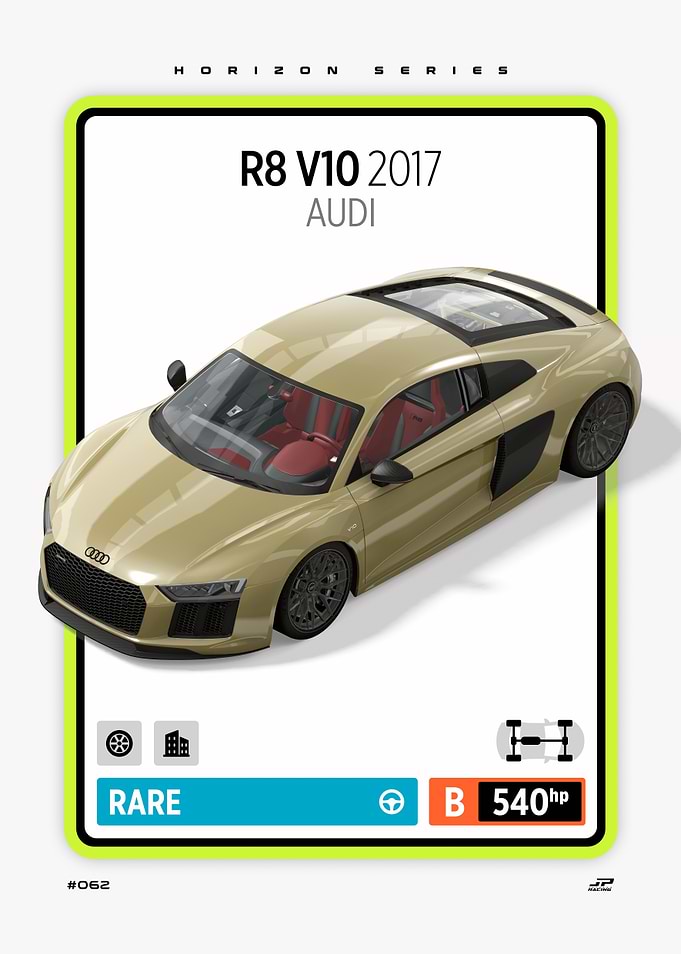 Audi R8 V10 2017 Card