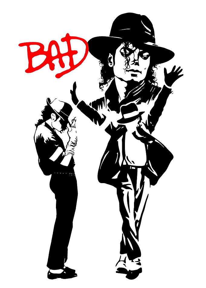 Michael Jackson BAD Pop Art