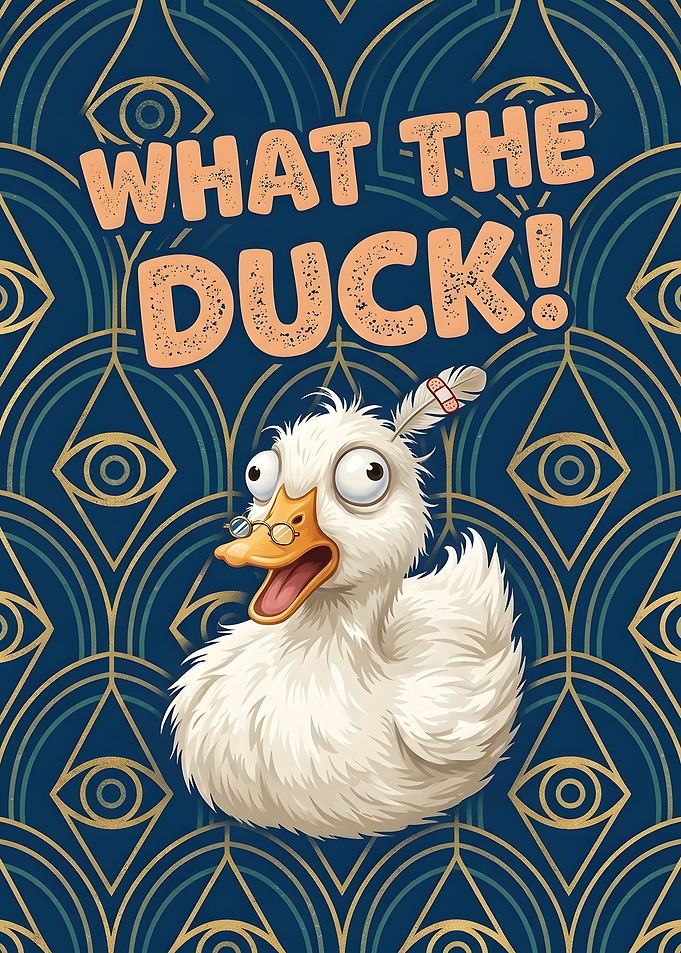 What The Duck Funny Cartoon