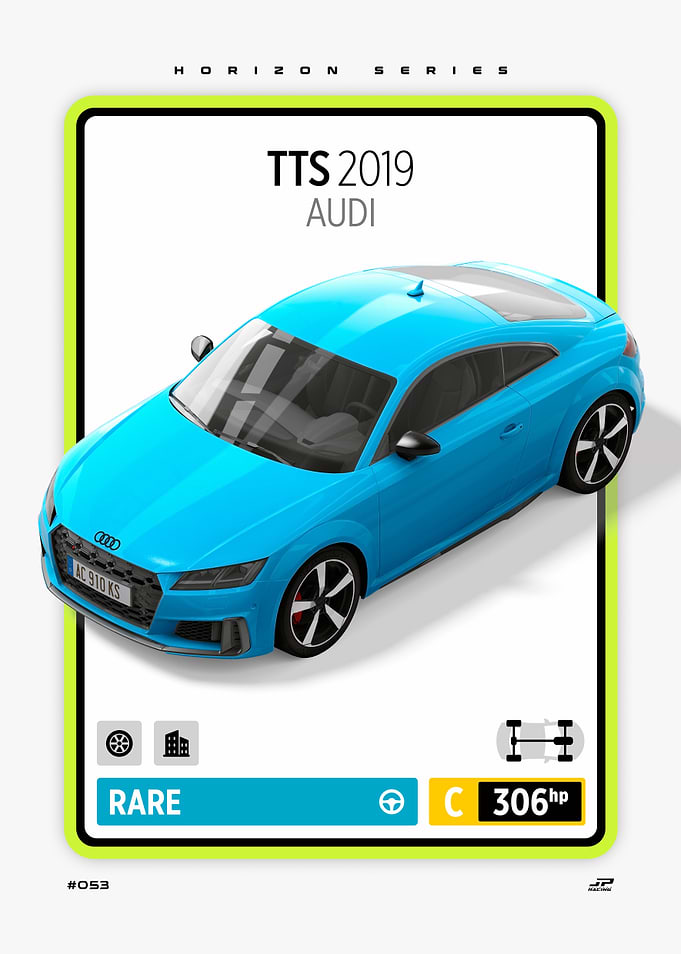 Audi TTS 2019 Car Card