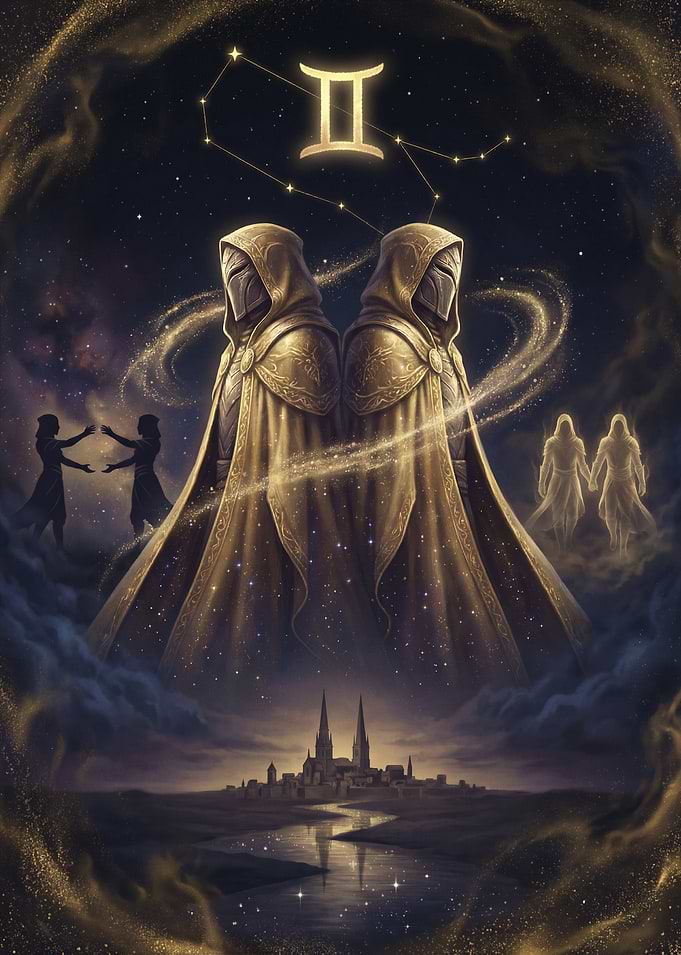 Gemini Zodiac Constellation and Figures