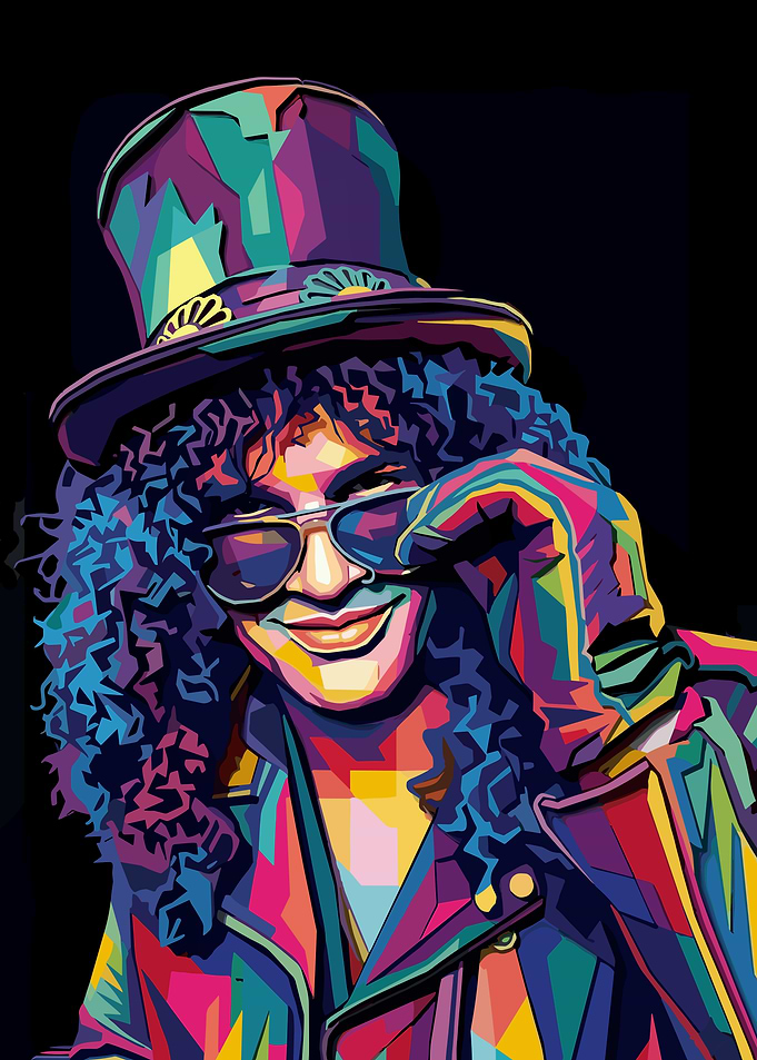 Slash Pop Art Portrait