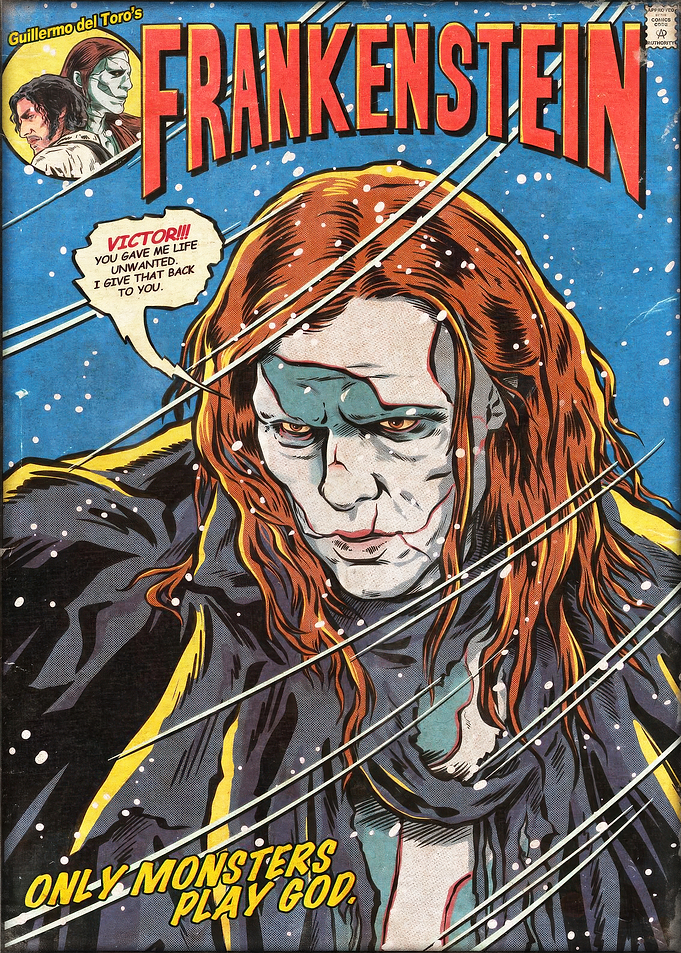 Guillermo del Toro's Frankenstein Comic Cover