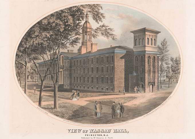 View of Nassau Hall, Princeton