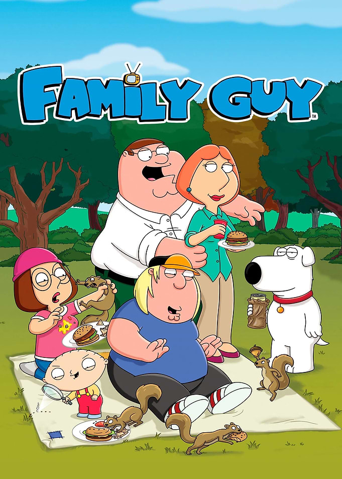 Family Guy characters having a picnic