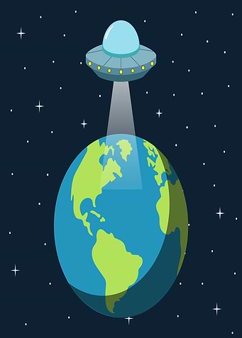 UFO Abducting Earth