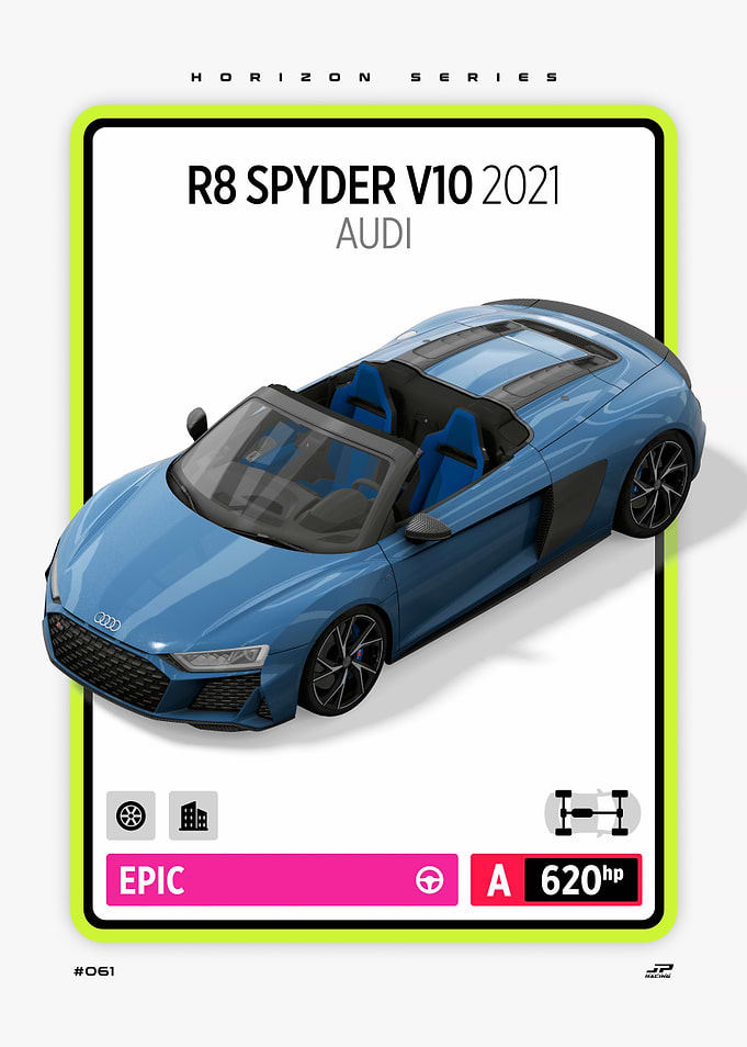 Audi R8 Spyder V10 2021 Card