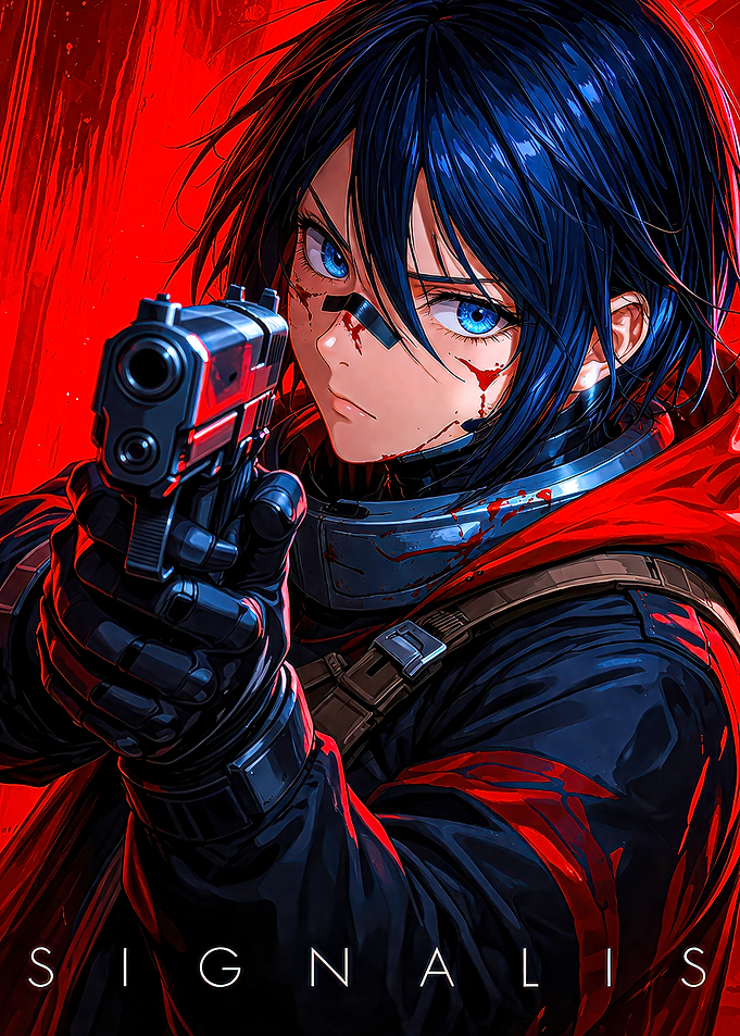 Signalis Anime Girl with Gun