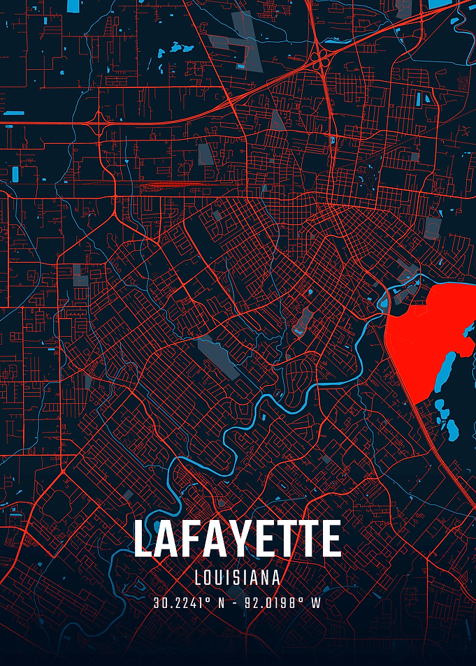 Lafayette City Map