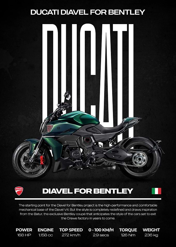 Ducati Diavel for Bentley Motorcycle