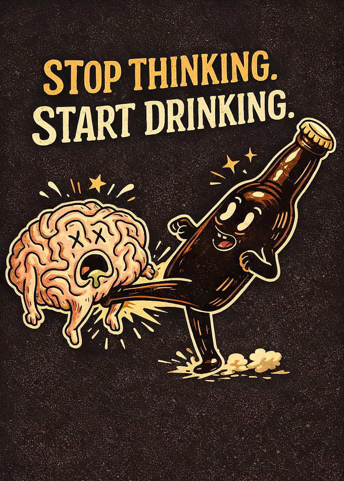Stop Thinking, Start Drinking