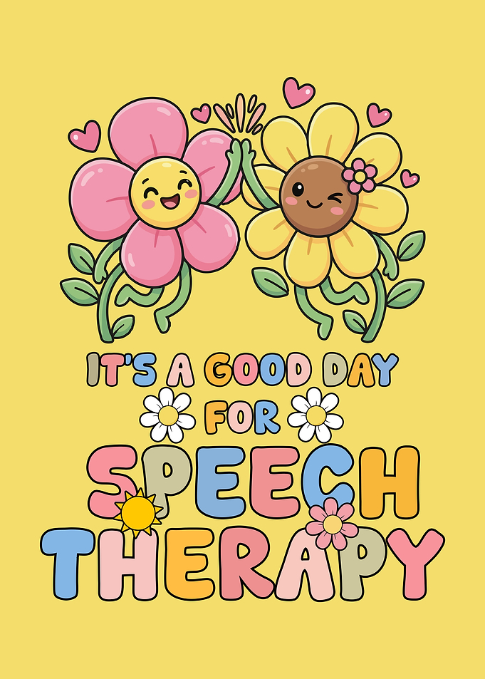 Cute Flowers for Speech Therapy