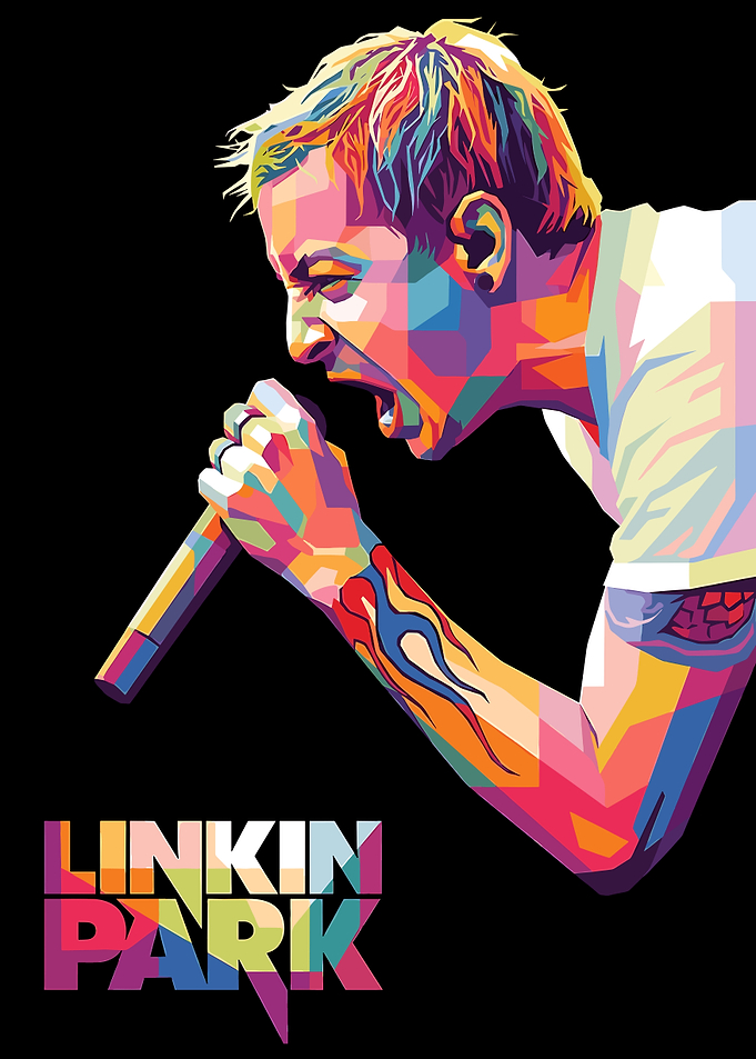 Linkin Park Chester Bennington Pop Art