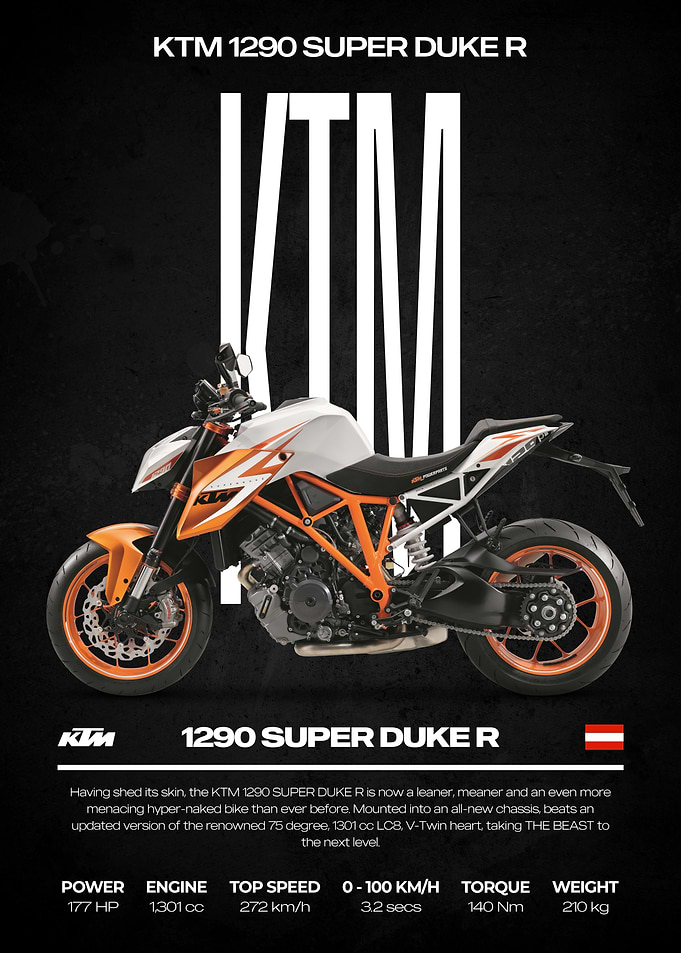KTM 1290 Super Duke R Motorcycle