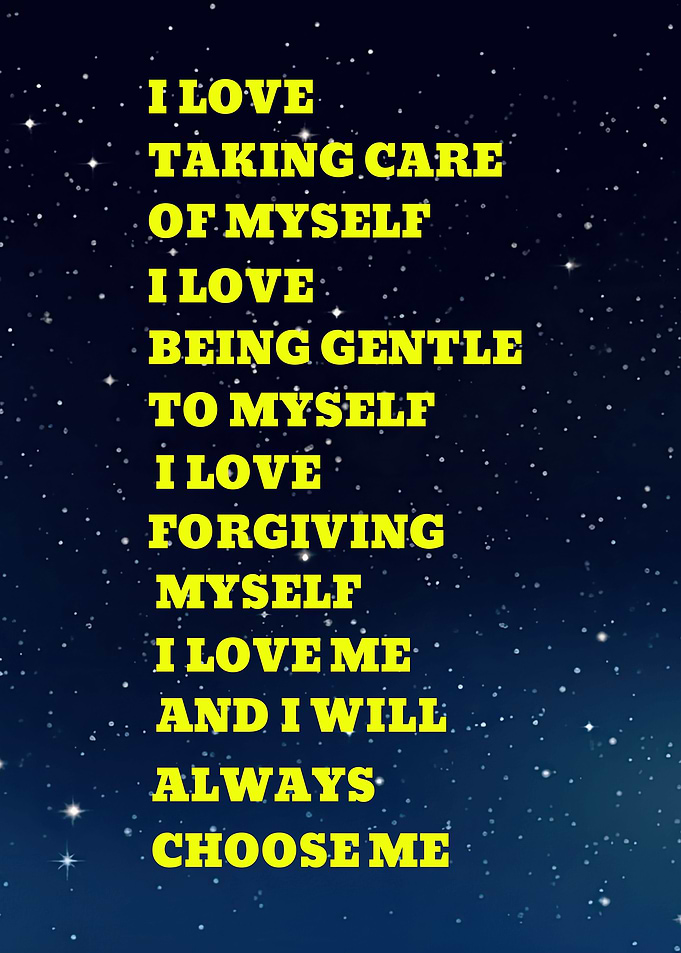 Inspirational Space Affirmations