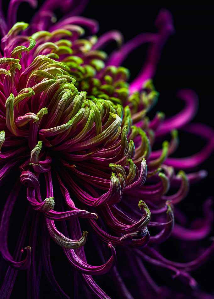 Close-up of a Vibrant Chrysanthemum